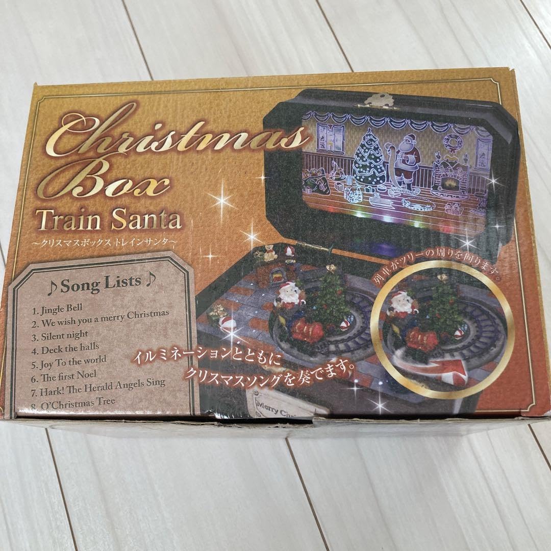 Amazon | クリスマス ボックス トレイン サンタ オルゴール